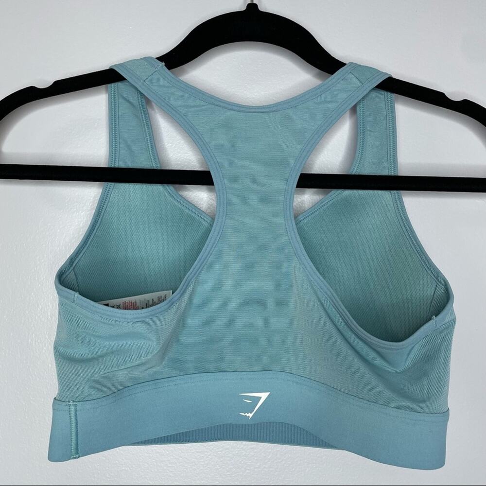 Gymshark Lightweight High Support Training Sports Bra Small Blue - Picture 3 of 5